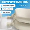 Plexon Soft Cushioned Toilet Seat, Easy To Clean & Change