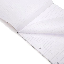 RHINO A4 Refill Pad, Writing Pad, 160 Page / 8mm Lined with Margin, 1 Pack, White Hole Punched Top Binding Writing Paper, Office & School Stationery Supplies