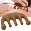 Wood Massage Comb Sandalwood Scraping Scalp Massage Comb for Head