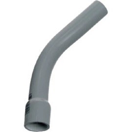 Carlon 1-PVC Elbow Carlon 3 In. Schedule 40 45 Deg Standard Radius Belled End PVC Elbow