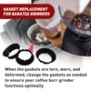 3 Pcs Gasket Replacement for Baratza Encore Grinder - Coffee