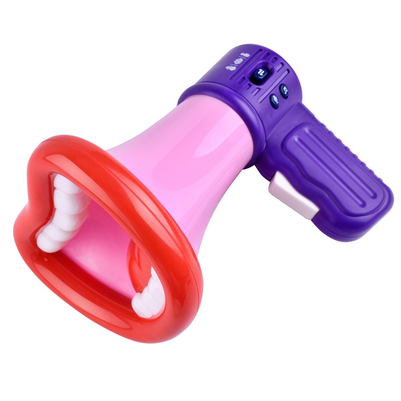 Voice Changer Horn Toy for Kids Mouth Shape Multi Button