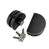 Qrity Stainless Steel Glass Door Lock with Key Open/Close for