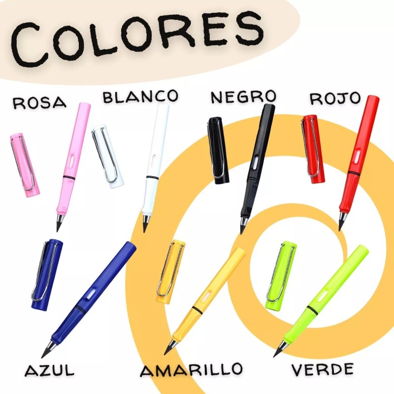 Veraly Lápiz Infinito Lapicero Mágico Portátil Reutilizable