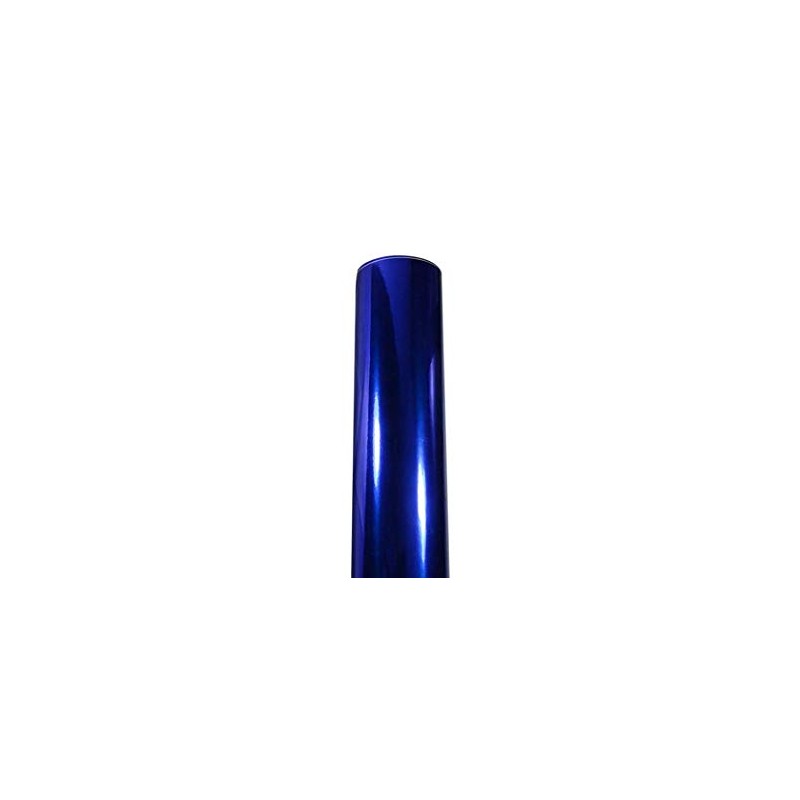 Way2Buy Vinyl Blue Chrome Mirror Car Vinyl Wrap High Stretchable