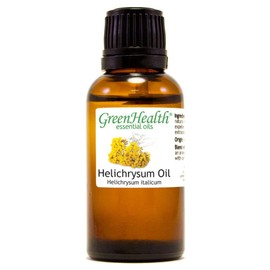 Helichrysum – 1 fl oz (30 ml) Glass Bottle – 100% Pure Essential Oil – GreenHealth