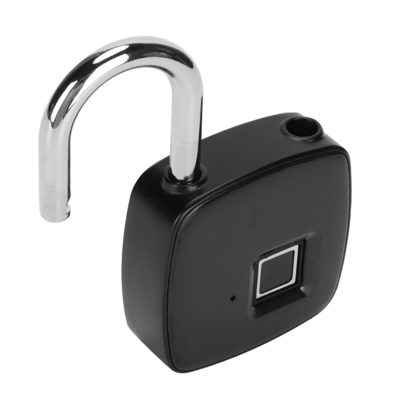 Fingerprint Padlock Biometrics Technology USB Rechargeable IP65 Waterproof Smart Padlock