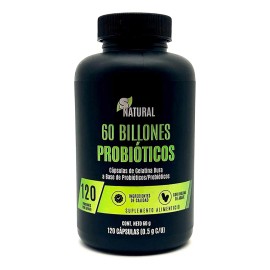 Probióticos 60 Billones 120 Cápsulas Snatural