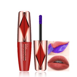 Maycharm Peel Off Lip Stain - 24Hr Waterproof & Transfer Proof, Matte Nude Lip Gloss | Smudge Resistant, Vegan & Cruelty-Free Long Lasting Liquid Lipstick (Beautiful Red)