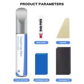 PARTS4EV Brilliant Silver Metallic(K23) Touch Up Paint Repair Kit Compatible with Nissan - DIY Kit Exactly Matches Chips and Nicks