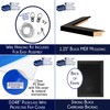 Picture Frame Factory Outlet 20x28 Frame For Puzzle Flat Black
