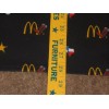 McDonald's Apparel Collection (TEXAS THEME) BLACK APRON UNIFORM Never Used