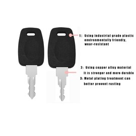Master Luggage Keys Compatible with 007 002 Suitcase Password Locks Repair AC Approved Locks Key (2 PCS 002+007+2key Rings)
