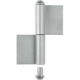 Gah-Alberts 414313 Construction Hinge Type KO4 2 Parts for Welding Height 100 mm