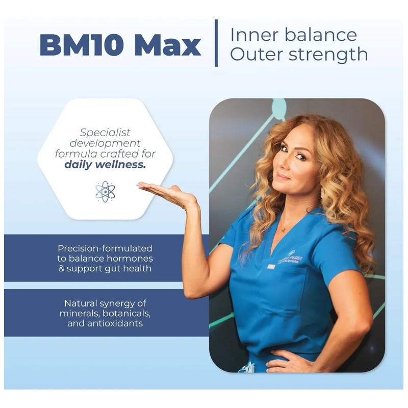 Bm10 Max Boron Complejo Con Zinc Y Biotina 10000 Mcg