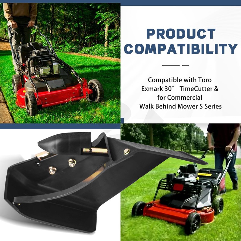 BianXiao 116-9754 Side Discharge Chute Compatible with Toro Exmark 30”