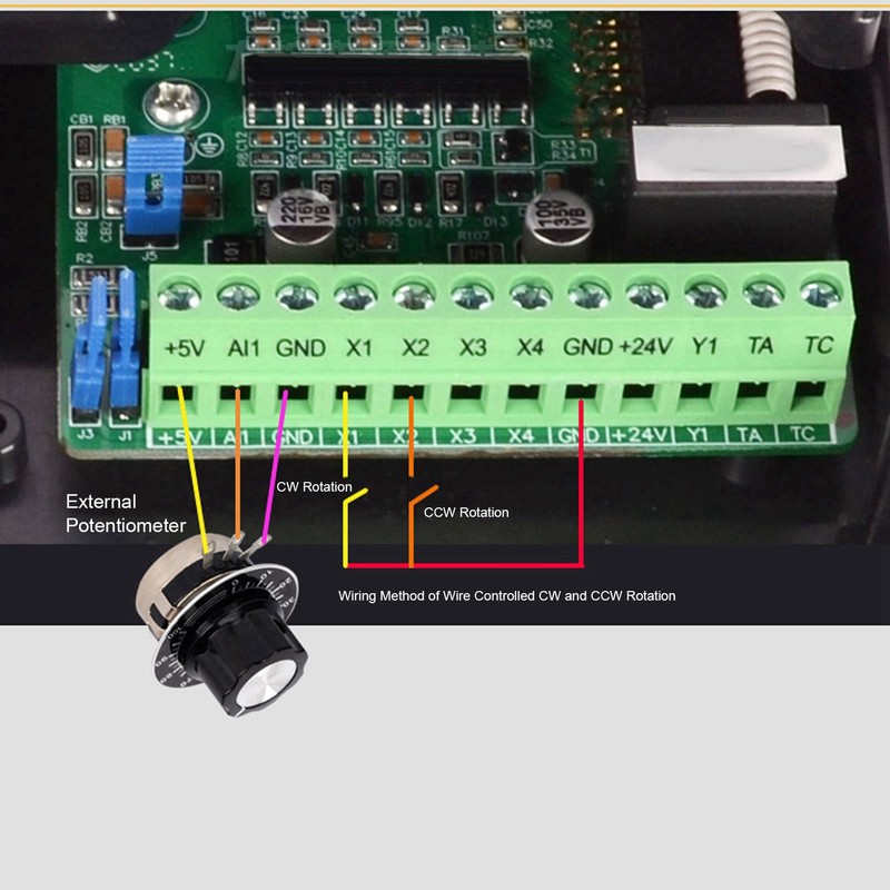 Variable Frequency Drive Vector Controller 3 Phase 380‑440V Input 0‑440V