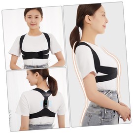 minkissy Adjustable Shoulder Belt Hunchback Belt for Office Posture Posture for Men Women Breathable Abs Elastic Band