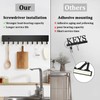 Hoomast Keys Holder on Wall 2PCS Key Hooks with 6+10