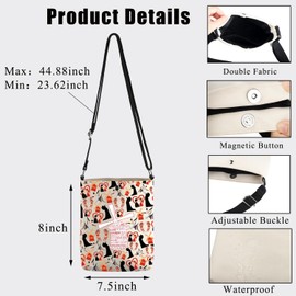 BDPWSS Vintage Paris Red Windmill Cossbody Bag French Can-can gifts Musical inspired gifts Theater Lover gift (Red Windmill CbagCA)