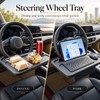 Car Steering Wheel Tray for Eating & Laptop Use –