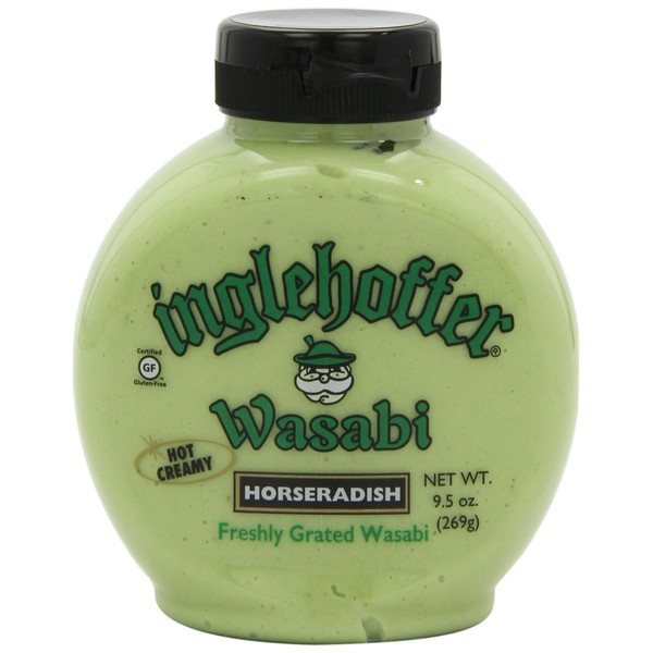 Inglehoffer Wasabi Horseradish, 9.5 Ounce Squeeze Bottle (Pack of 6)