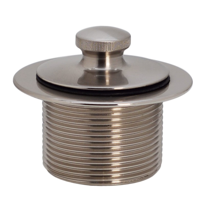 Westbrass D3324-20 1-1/2" NPSM Pull & Drain Bathtub Plug, Coarse