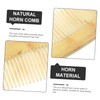 WOONEKY Horn Comb for Hair Loss Detangler Dandruff Comb Static-free