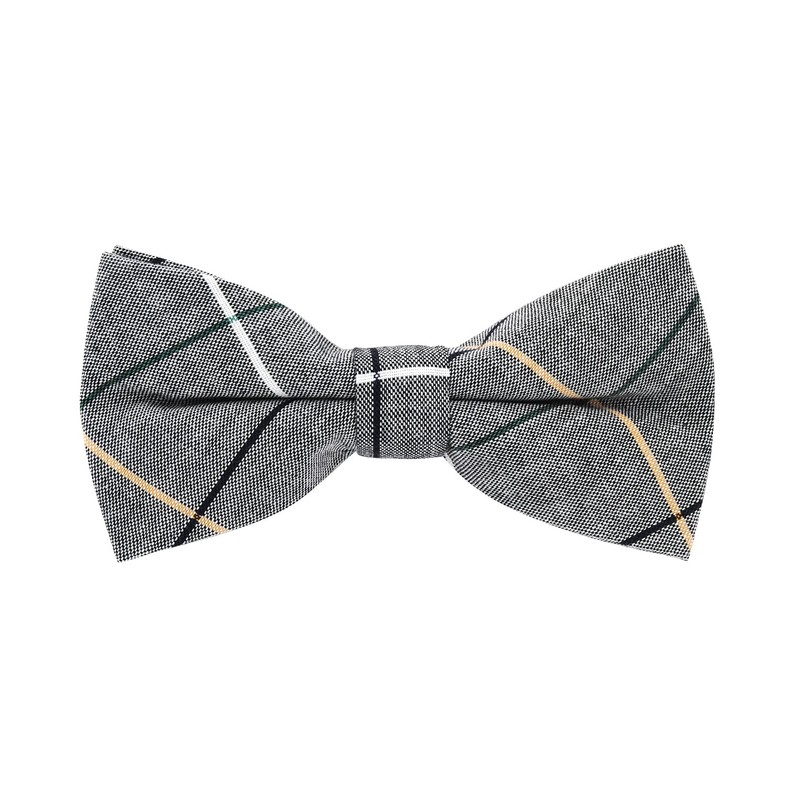 axy Mens Bow Tie with Pocket Square Set for Suit