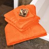 Lashuma Set of 2 Hand Towels Orange Clementines Guest Towels