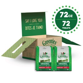 Greenies Original Regular Natural Dental Dog Treats (25-50lb. Dogs)