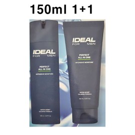 1+1 Ideal for Men Perfect Moisturizing All-in-One Lotion 150mL + 150mL / 1+1 아이디얼포맨 퍼펙트 보습 올인원 로션 150mL + 150mL