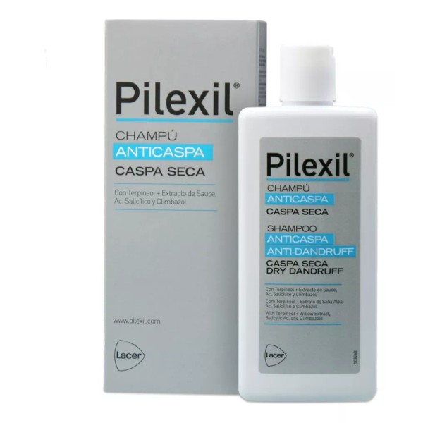 Lacer Pilexil Shampoo Anticaspa Caspa Seca 300 Ml