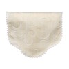 Cream Scroll Swirl Design Single XL Chair Back Lace Trim