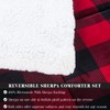 Elegant Comfort 3-Piece Buffalo Lodge-Plaid Comforter Set, Luxurious, Heavyweight, All