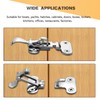 DIALESHU Boat Anti-Rattle Latches Marine 316 Stainless Steel, Lockable Hold