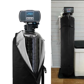 Heavy Duty Water Softener Tank Jacket,Outdoor Insulated Water Softener Tank Cover,600D Oxford Fabric with Plush Lining