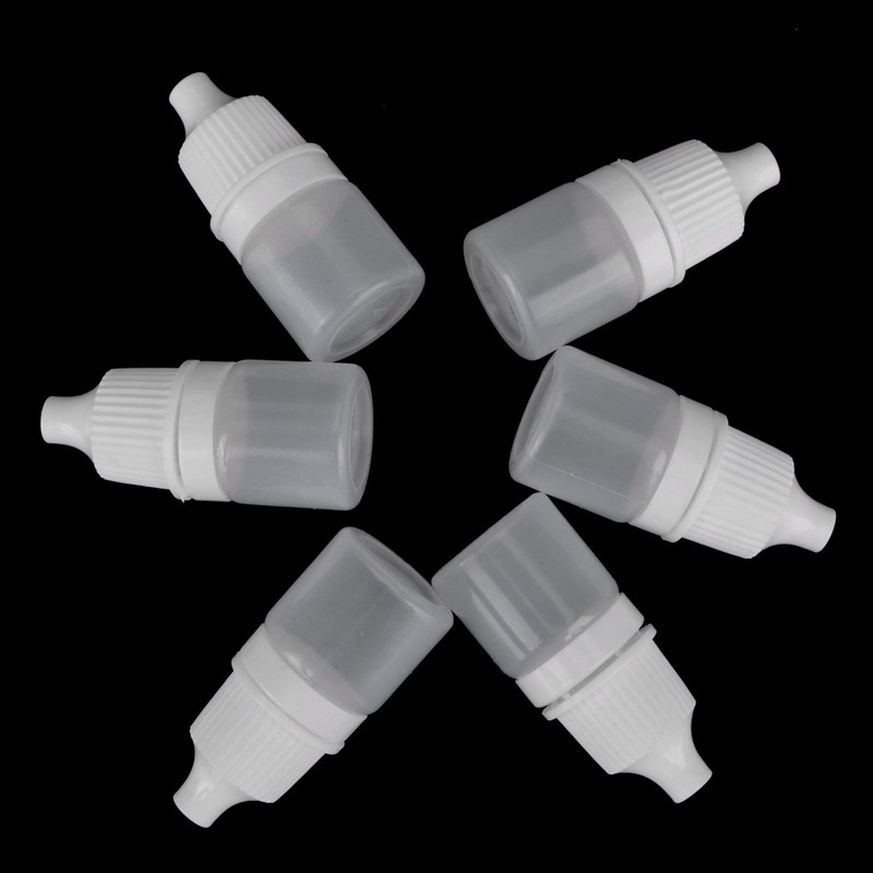 POCREATION 100PCS 2ml Empty Plastic Dropper, PE Dropper Bottle, Squeezable