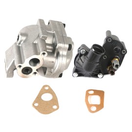MPLUS 224-43431 Engine Oil Pump Kit & Thermostat Housing Replace 00-01 for Ford Explorer 4.0L 245Cu. In. V6 GAS SOHC Naturally Aspirated, 01-11 for Ford Ranger, 00-01 for Mercury Mountaineer