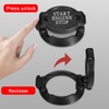 Adunsiaoto Car Outlet Engine Push Start Stop Button Cover, Car