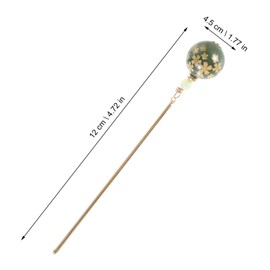 BIUDECO Chinese Style Hair Stick Fork Dangle Hair Pin Women Chopstick for Special Occasions