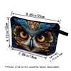 YULUENZE Owl Present Owls Makeup Bag Cute Small Organizer Bag