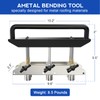CINSEA Adjustable Rebar Bender with Three-Station Edge Roller Bender, Large