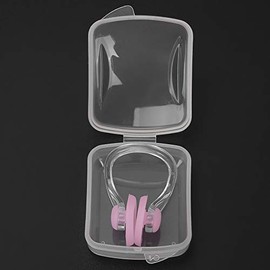 Dwawoo Swimming Nose Clip,2Pcs Waterproof Swim Training Nose Plugs Water Nose Clip for Adults Children(Pink) Nose Clips For Swimming