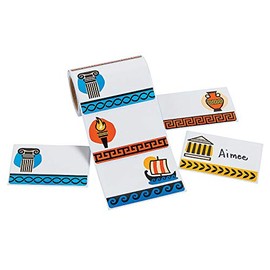 Fun Express - Athens Vbs Name Tags - Stationery - Stickers - Name Tags - 1 Piece