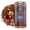 Teabloom Herbal Tea, Floral Rooibos Loose Leaf Tea, Sweet Rooibos Blend with Floral Flavors and Scent, Kosher Certified, Fresh Whole Leaf Blend in Reusable Gift Canister, 3.17 oz/90 g Canister Makes 35-50 Cups