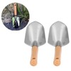 2Pcs Stainless Steel Garden Loose Soil Scoop Wearable Rope Portable