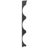 Car Air Conditioning Knob Panel Frame Trim Carbon Pattern Smooth