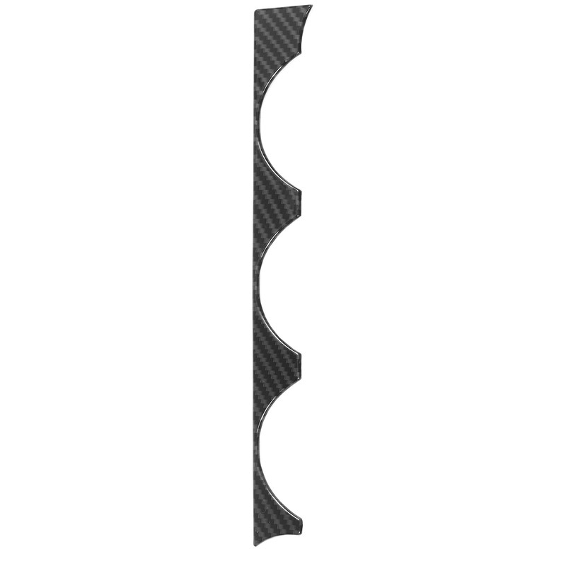 Car Air Conditioning Knob Panel Frame Trim Carbon Pattern Smooth