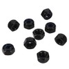 MewuDecor 1/4-20 Nylon Insert Hex Lock Nuts Locknuts, 304 Stainless